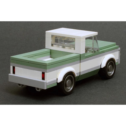 tiny house & chevrolet c10 building set | moc-22021 - 2