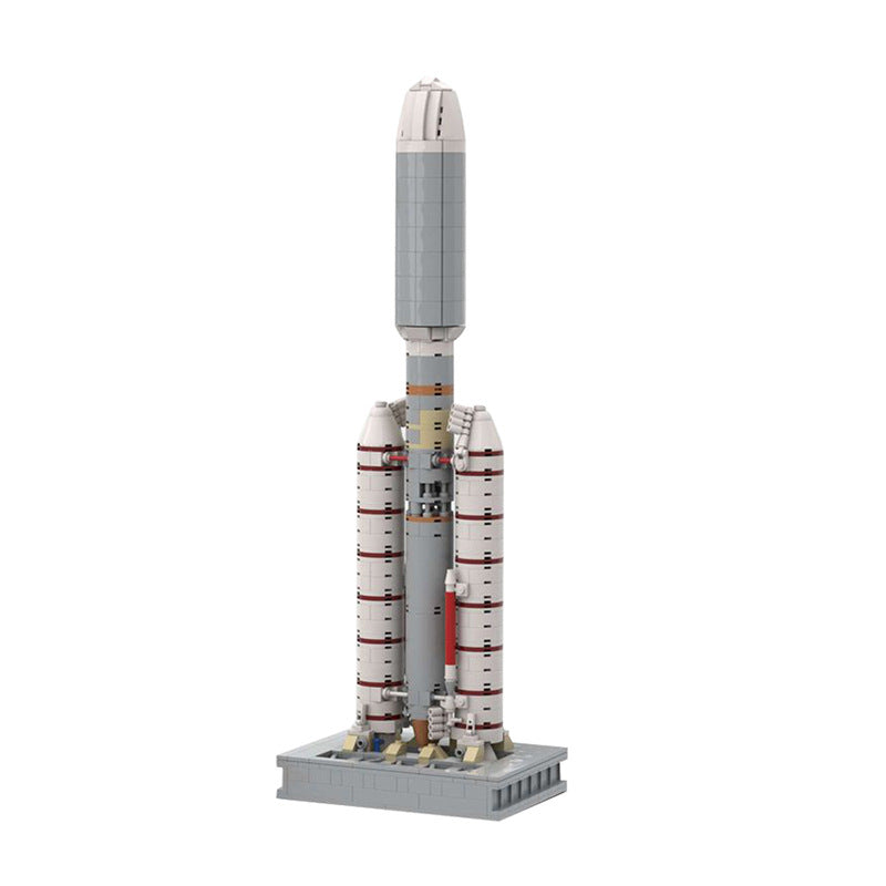 Titan IIIE Centaur Launch Vehicle Building Kit | LEGO-Compatible MOC - 3