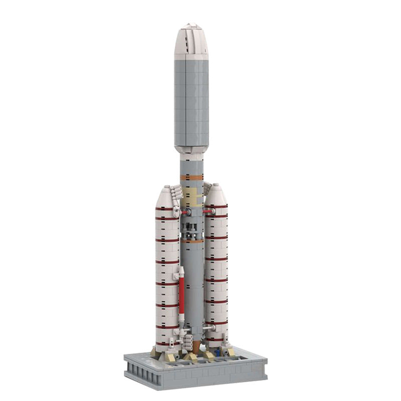 Titan IIIE Centaur Launch Vehicle Building Kit | LEGO-Compatible MOC - 5