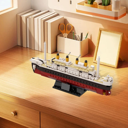 Titanic Mini Ocean Liner MOC Building Kit | Historical Ship Display Model - 2