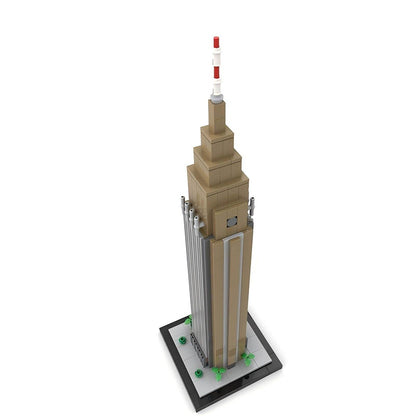 Tokyo Yoyogi Clock Tower MOC Skyscraper Building Kit | Urban Architecture Model - 2