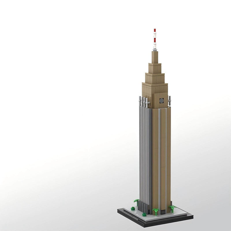 Tokyo Yoyogi Clock Tower Skyscraper Building Kit | LEGO-Compatible MOC - 1