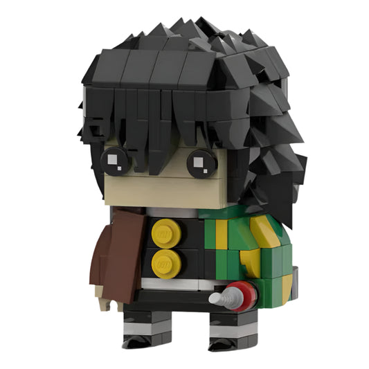 tomioka giyuu brickheadz water hashira | demon slayer | moc-123979 - 1