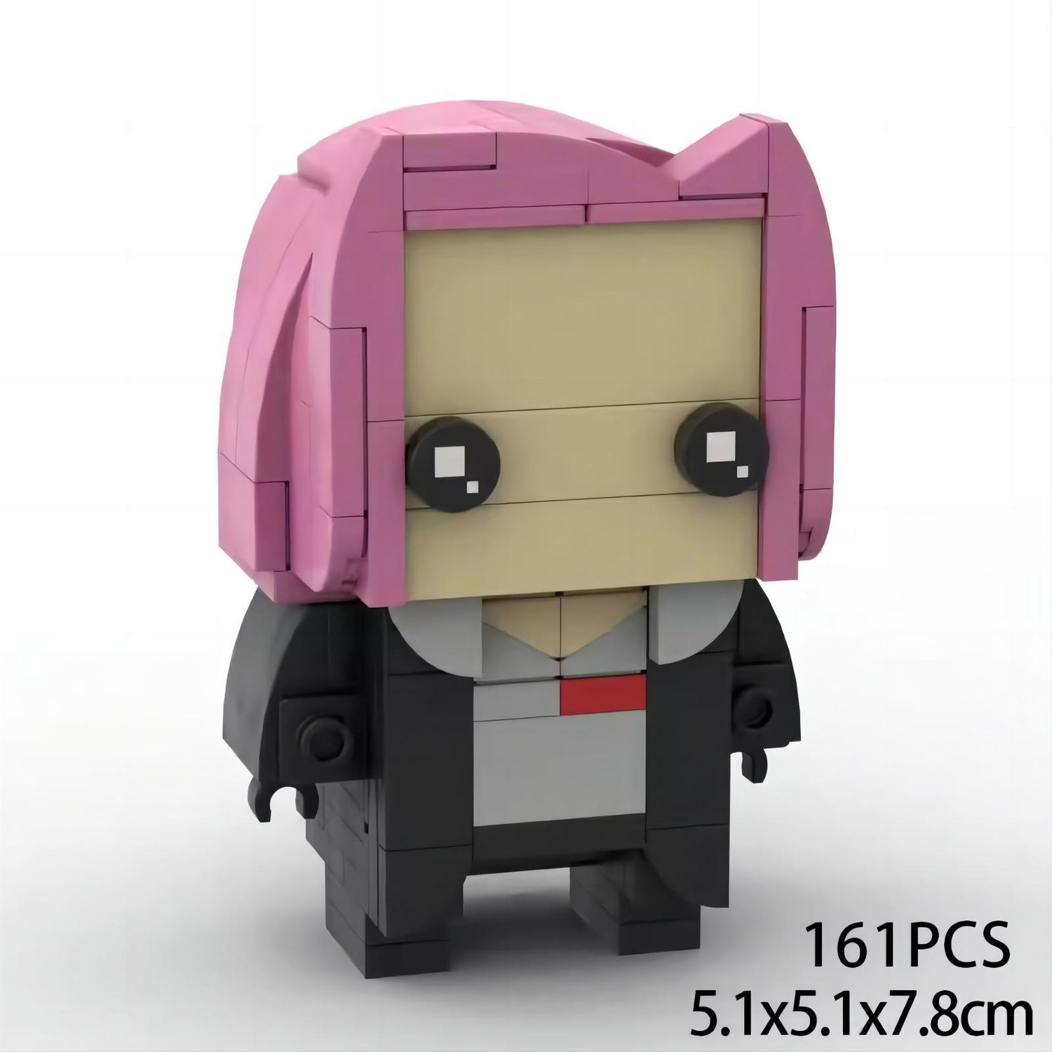 tonks moc brickheadz building set | harry potter | compatible with lego - 3
