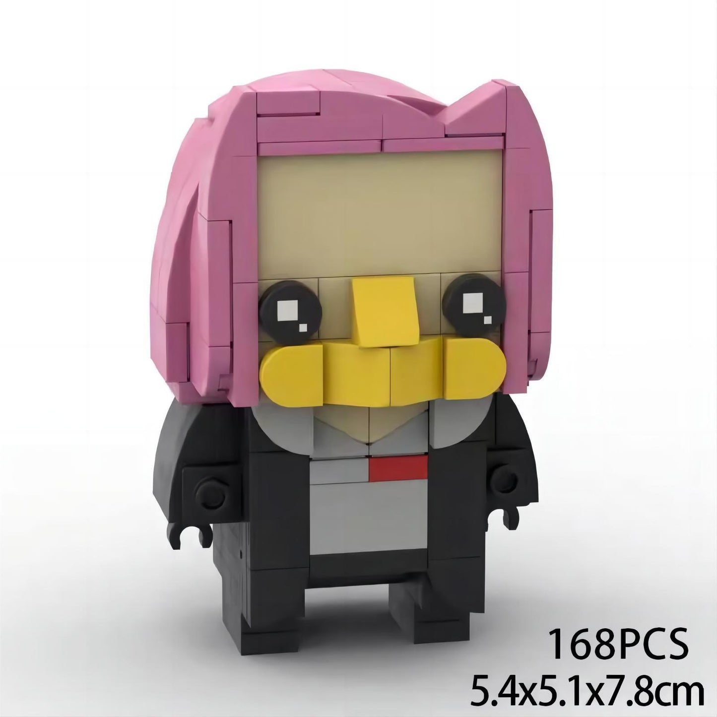 tonks moc brickheadz building set | harry potter | compatible with lego - 4