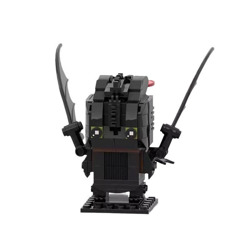 toothless moc brickheadz | how to train your dragon | moc-35890 - 1
