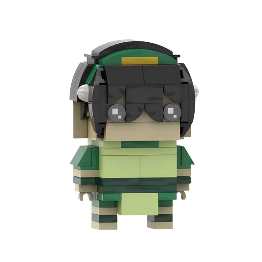 toph brickheadz building kit | avatar: the last airbender | moc-63109 - 2