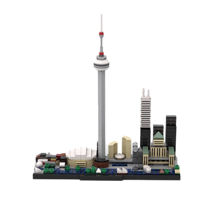 toronto city skyline building set | moc-156914 - 1