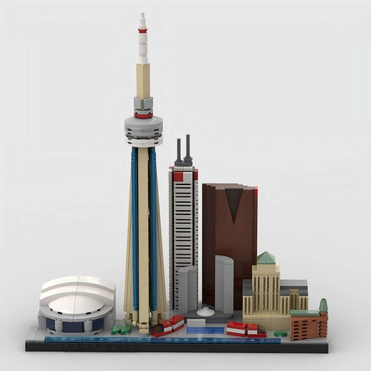 Toronto City Skyline MOC Building Kit | LEGO-Compatible MOC - 1