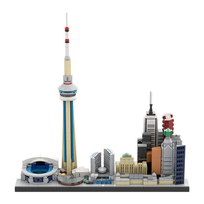 Toronto City Skyline MOC Building Kit | Urban Architecture Model - 9