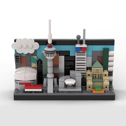 Toronto Skyline Postcard MOC Building Kit | City Architecture Model - 2