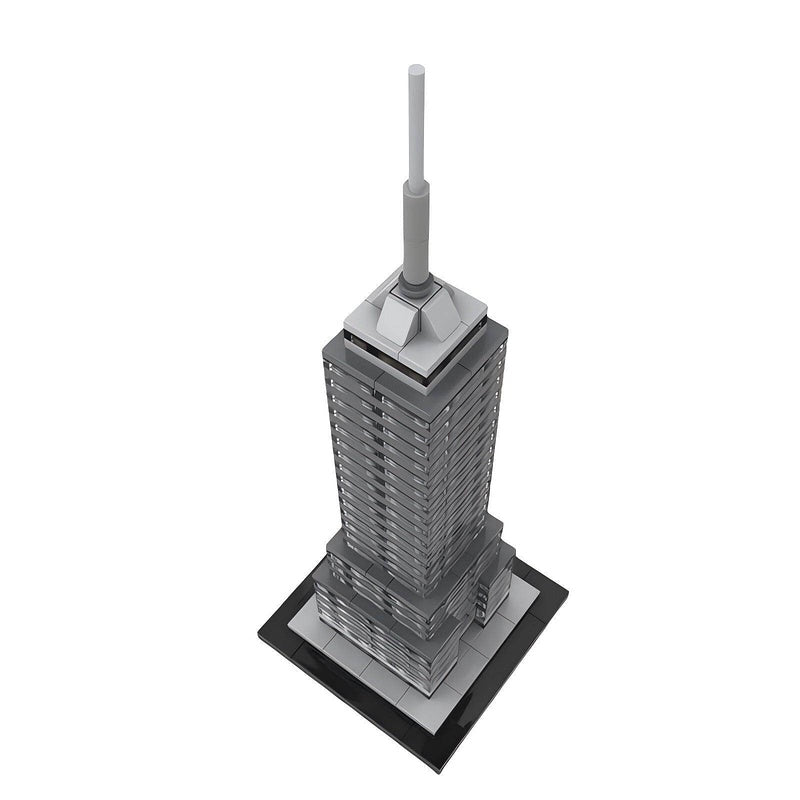 Torre Latinoamericana Mexico Skyscraper Building Kit | LEGO-Compatible MOC - 1