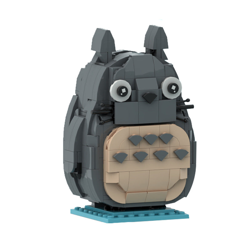 totoro, satsuki & mei - studio ghibli brickheadz | moc-123532 - 5