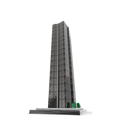Tour Montparnasse Paris, France Building Kit | 1:800 Scale | LEGO-Compatible MOC - 2