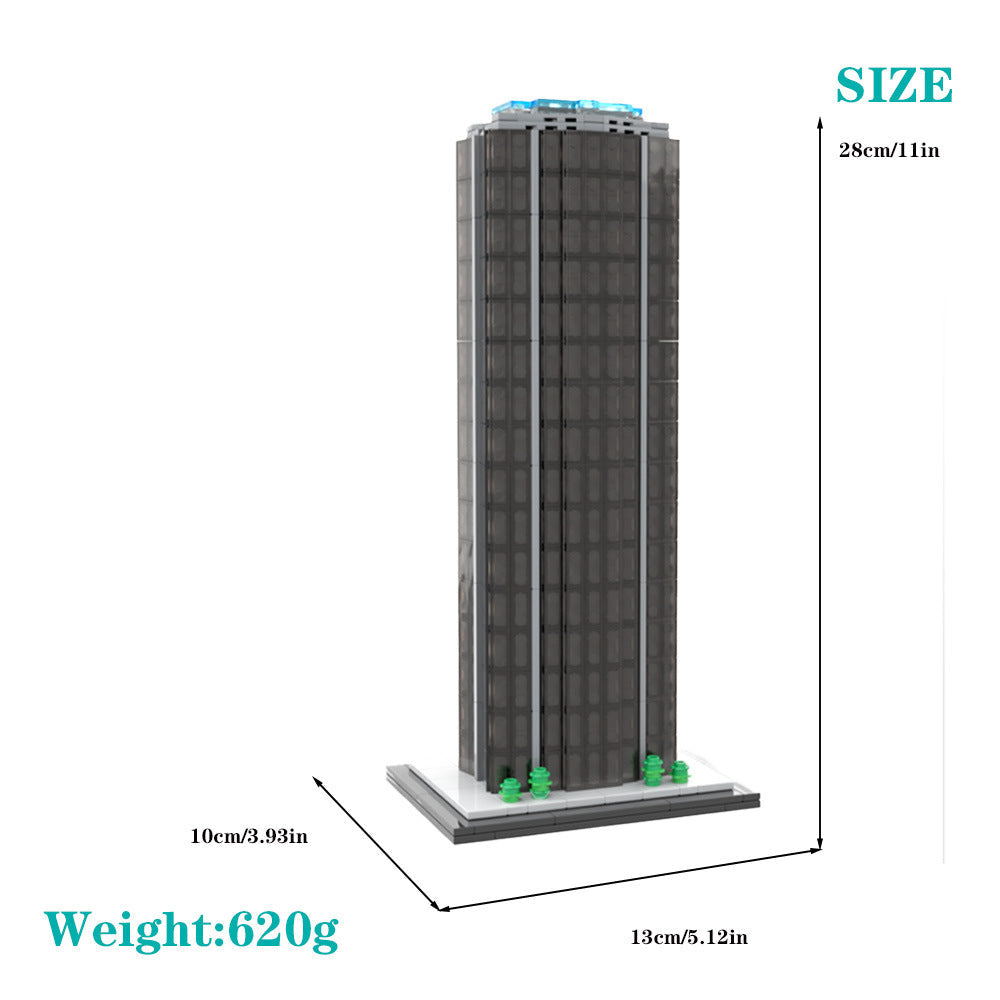 Tour Montparnasse Paris, France Building Kit | 1:800 Scale | LEGO-Compatible MOC - 4