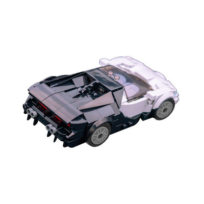 Tourbillon French Hypercar Building Kit | LEGO-Compatible MOC - 4