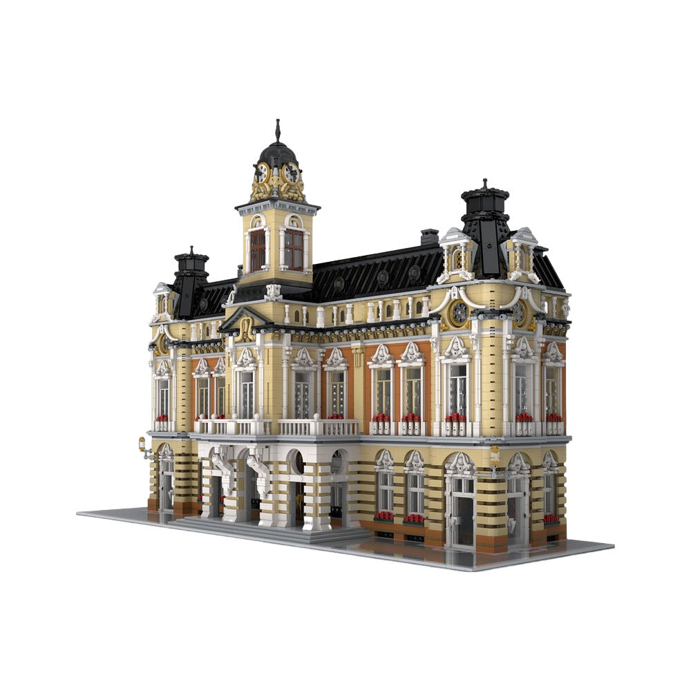 Town Hall Building Kit | LEGO-Compatible MOC - 4