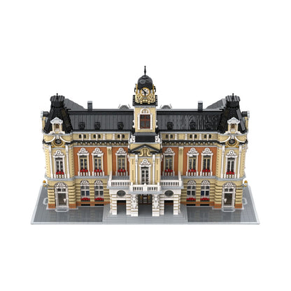 town hall building set | moc-197846 - 2
