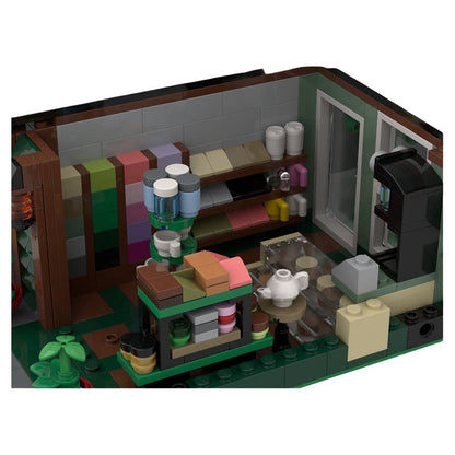 Town Square Corner Modular MOC Building Kit - 2