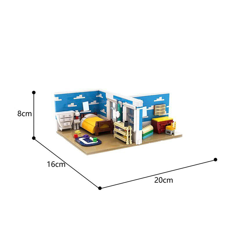 toy story andy's room building set | moc-72941 - 2
