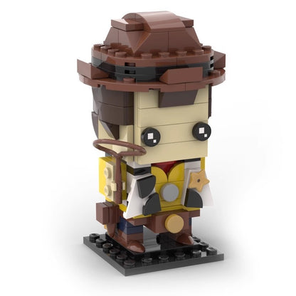 toy story woody moc brickheadz building set | moc-35915 - 1