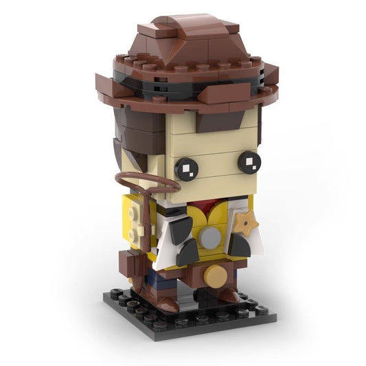 toy story woody moc brickheadz building set | moc-35915 - 1