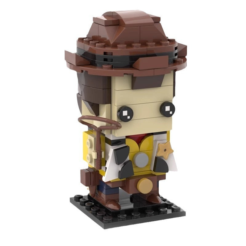 toy story woody moc brickheadz building set | moc-35915 - 3