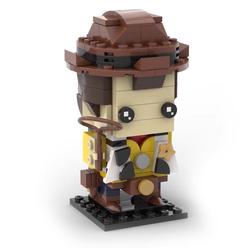toy story woody moc brickheadz building set | moc-35915 - 4