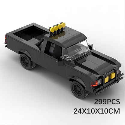 toyota 4x4 pickup truck building set | moc-40486 - 5