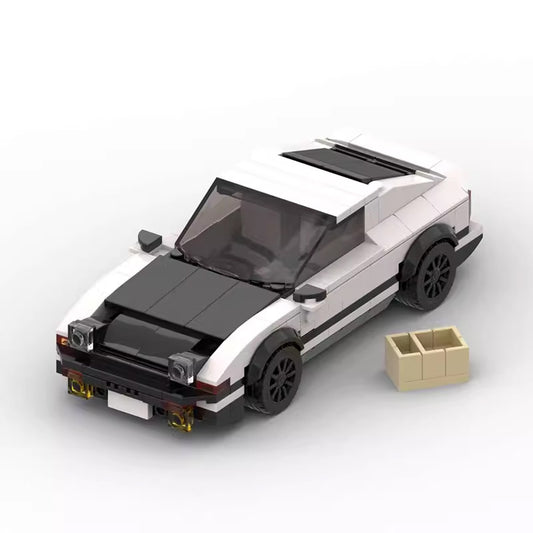 toyota ae86 speed 8-stud building set | lego-compatible moc 304pcs - 1