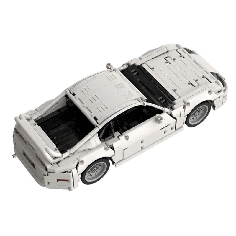 toyota supra mk4 1:12 white building kit | moc-210705 - 3