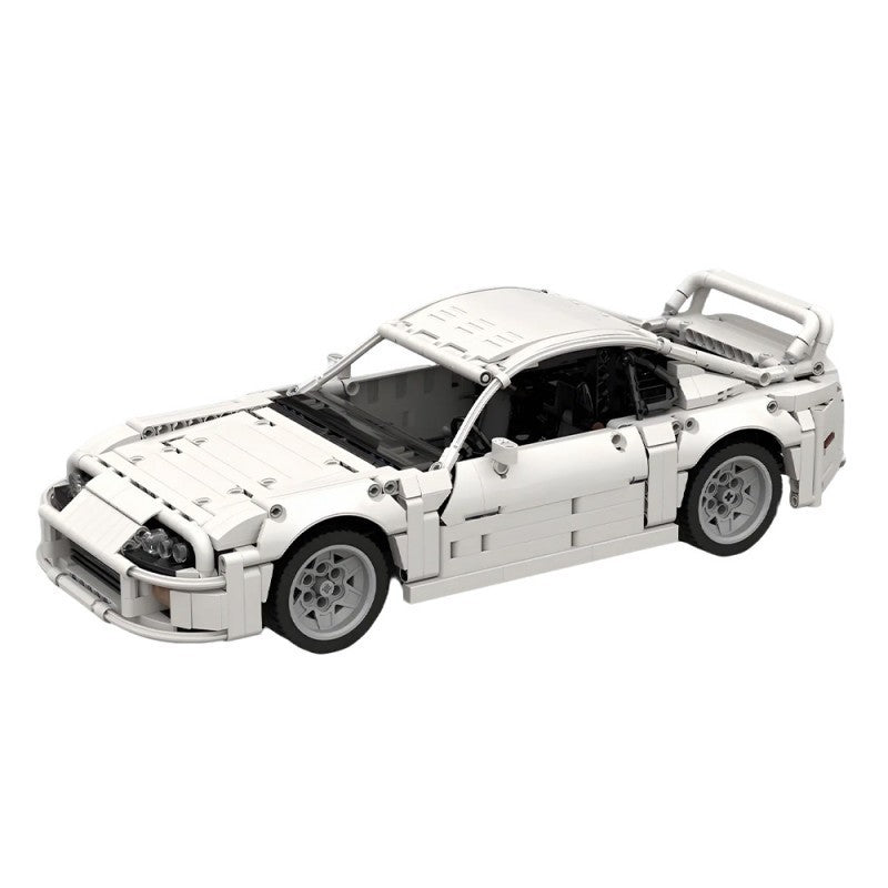 toyota supra mk4 1:12 white building kit | moc-210705 - 5