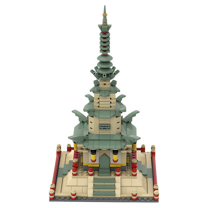 Traditional Asian Pagoda Tower MOC Building Kit - 2