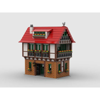 Traditional Half-Timbered Farmhouse MOC Building Kit - 2