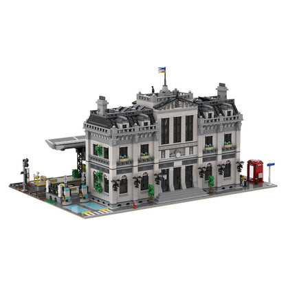 Train Station Building Kit | LEGO-Compatible MOC - 5