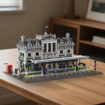 train station building set | moc-217470 - 1