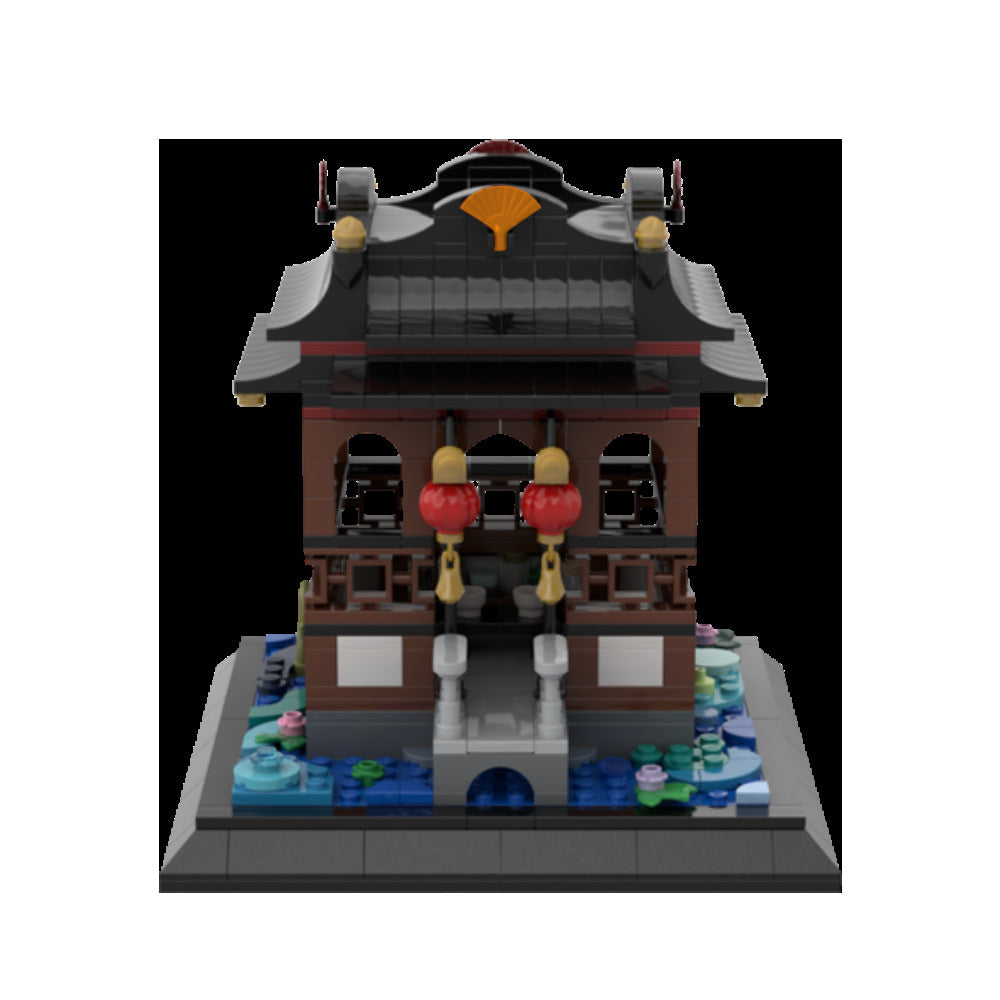 tranquil teatime building set | moc-122574 - 2