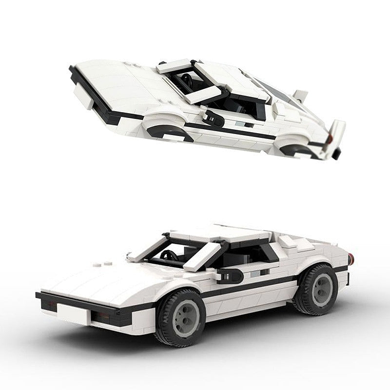 Transformable 1970s Spy Car MOC Vehicle Building Kit | Classic Design - 3