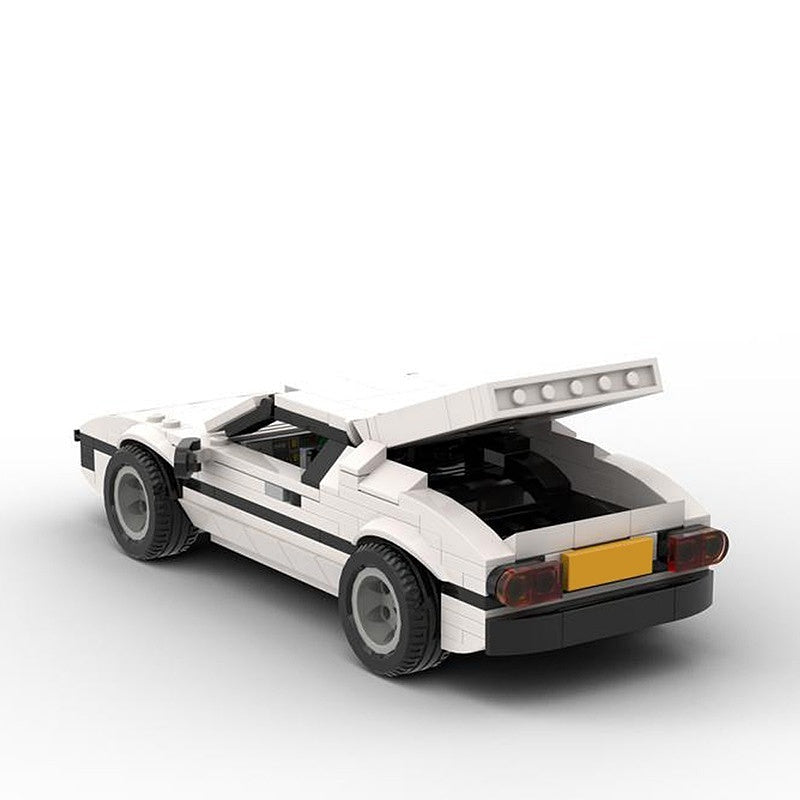 Transformable 1970s Spy Car MOC Vehicle Building Kit | Classic Design - 4
