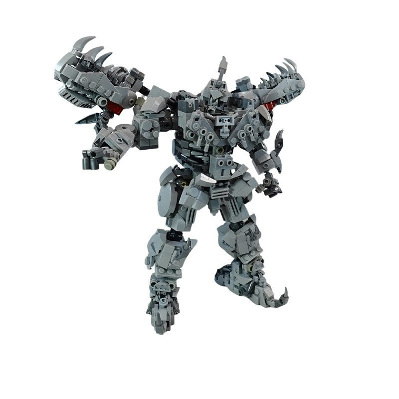 Transforming Dinobot Mecha Dinosaur Building Kit | LEGO-Compatible MOC - 2