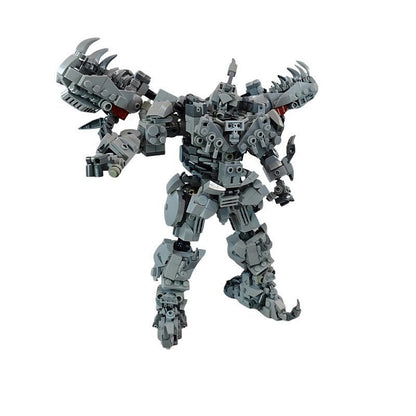 Transforming Dinobot Mecha Dinosaur MOC Building Kit - 2