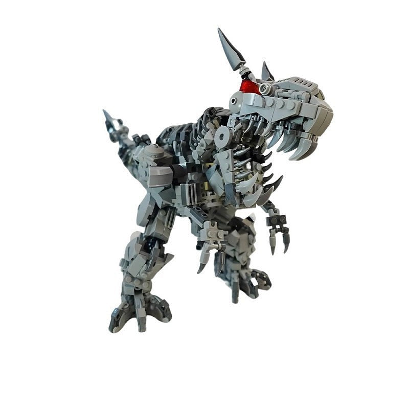Transforming Dinobot Mecha Dinosaur MOC Building Kit - 4
