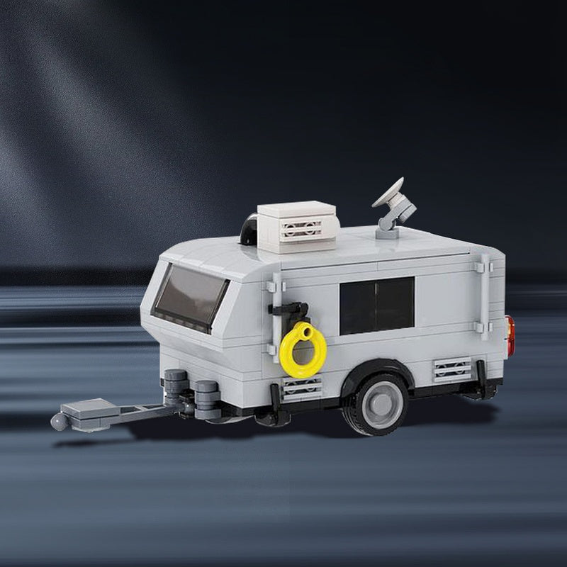 Travel Trailer Building Kit | LEGO-Compatible MOC - 1