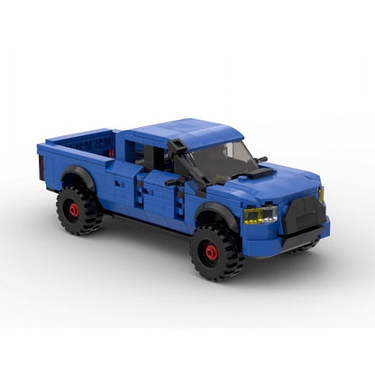 TRD-Style Off-Road Pickup Truck Building Kit | LEGO-Compatible MOC - 1