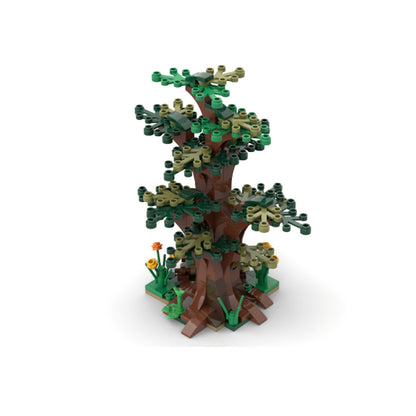 tree and bench building set | moc-150170 - 3