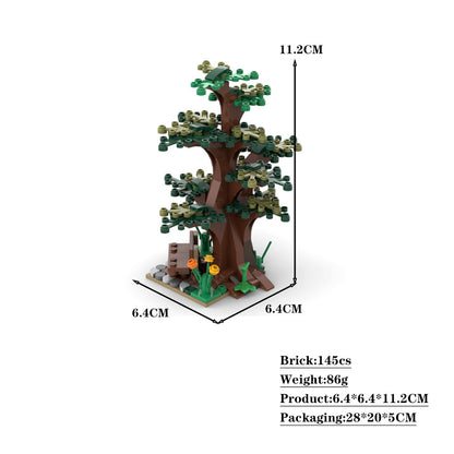 tree and bench building set | moc-150170 - 4