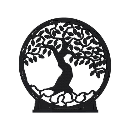 Tree of Life Silhouette Art Building Kit | LEGO-Compatible MOC - 1