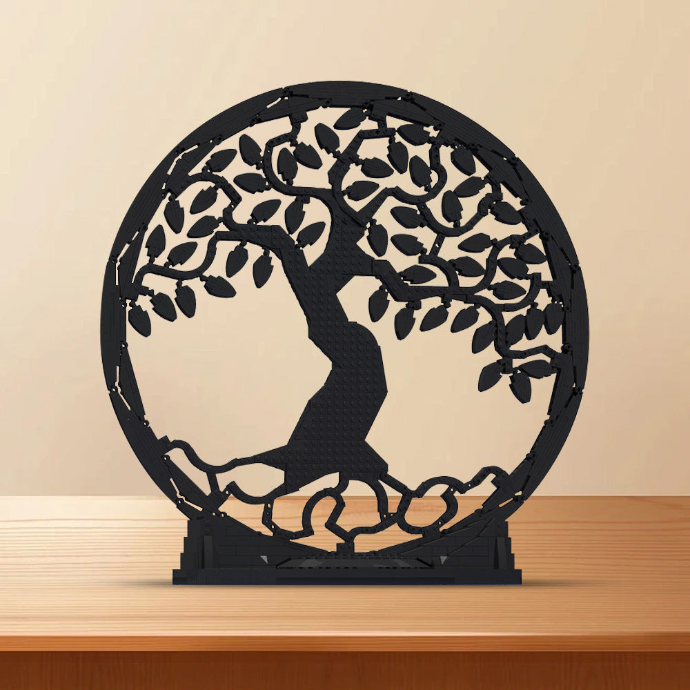 tree of life silhouette art building kit | moc-225107 - 1