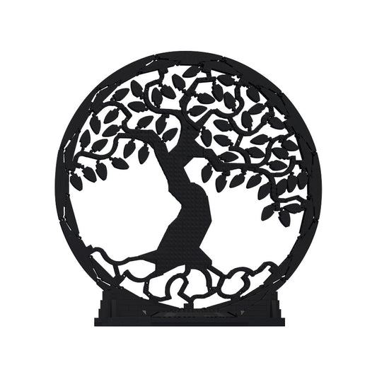 tree of life silhouette art building kit | moc-225107 - 2