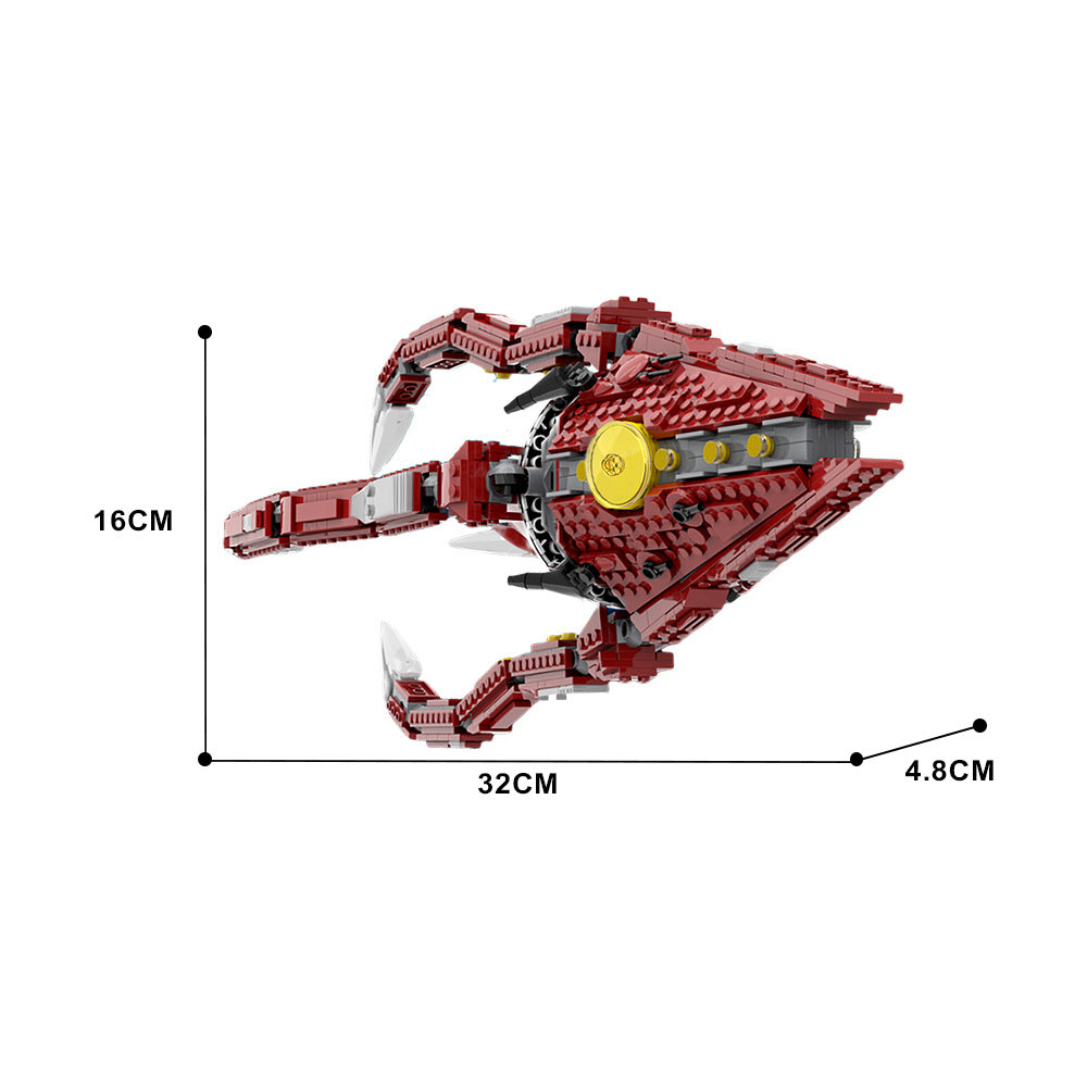 trident-class assault ship building set | star wars | moc-146849 - 4